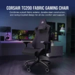 Corsair TC200 Fabric Black Gaming Chair | CF-9010049-WW - Image 9