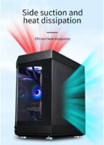 WJ Coolman Y40 6 RGB Fans Mid-Tower Gaming PC Case - Black - Image 7