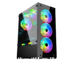 WJCoolman Infinity 4 RGB Fans Mid-Tower Gaming PC Case