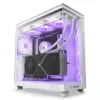 NZXT H6 Flow Dual Chamber PC Case - White RGB