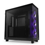 NZXT H6 Flow Dual Chamber PC Case - Black RGB