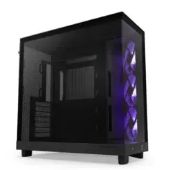 NZXT H6 Flow Dual Chamber PC Case - Black RGB