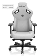 AndaSeat Kaiser 3 Series Fabric Premium Gaming Chair - Ash Gray