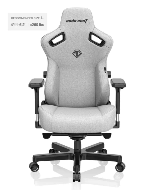 AndaSeat Kaiser 3 Series Fabric Premium Gaming Chair - Ash Gray