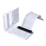 Lian Li Universal 4-Slot Vertical GPU Kit (With Gen4 Riser) For Full Tower/ ATX Mid-Tower - White | VG4-4-V2W