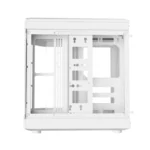 WJ Coolman Y40 6 RGB Fans Mid-Tower Gaming PC Case - White - Image 3