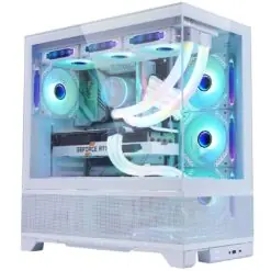 WJ Coolman Blade Flow V2 Gaming PC Case - White