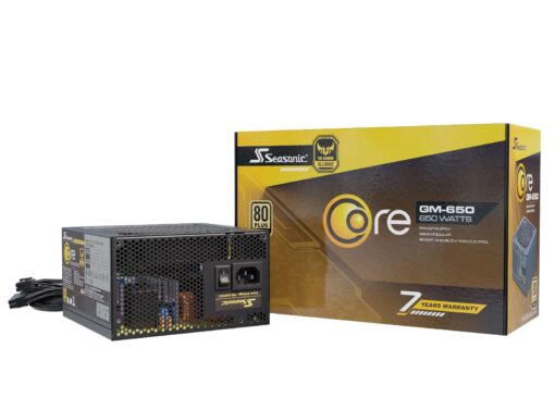 Seasonic Core GM650 650W+80 Gold Semi Modular Power Supply