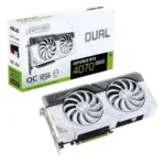 Nvidia GeForce RTX 4070 (Super) 12 GB- ASUS DUAL White