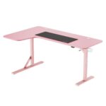 WJ Coolman L-Shaped Gaming Desk ( 160 X 100 CM) - Pink - Image 4