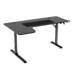 WJ Coolman L-Shaped Gaming Desk ( 160 X 100 CM) - Black