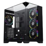 WJ Coolman Robin 1 Vision PC Case 4 ARGB Fans - Black