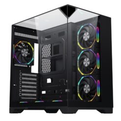 WJ Coolman Robin 1 Vision PC Case 4 ARGB Fans - Black