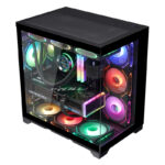 WJ Coolman Robin 2 PRO PC Case 7 ARGB Fans - Black - Image 2