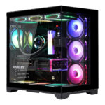 WJ Coolman Robin 2 PRO PC Case 7 ARGB Fans - Black - Image 6