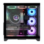 WJ Coolman Robin 2 PRO PC Case 7 ARGB Fans - Black - Image 4