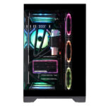 WJ Coolman Robin 2 PRO PC Case 7 ARGB Fans - Black - Image 3