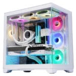Wjcoolman Robin 2 PRO PC Case 7 ARGB Fans - White