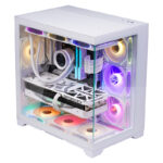 WJ Coolman Robin 2 PRO PC Case 7 ARGB Fans - White - Image 5