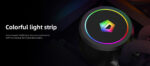 ID COOLING FX240 240mm ARGB CPU Liquid Cooler - Black - Image 4