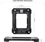 Thermalright LGA1700-BCF Black 12/13 Generation Intel Anti-Bending Fastener, Bending Type Pressure Plate, CPU Fixed Fastener, Full-Fitting Fixed Non-Marking Installation, Standard for Coolers