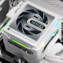 Thermal right Elite Vision 360 ARGB WHITE AIO CPU Liquid Cooler,IPS LCD Screen with 320*320 Resolution,for AM4/AM5/Intel LGA1700/1851,’2.73 inch’Magnet-Absorbent LCD Screen for Images