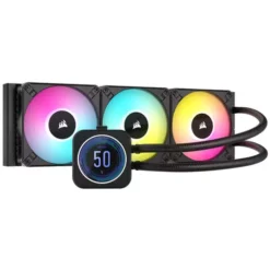 Corsair ICUE H150i Elite XT LCD 360mm AIO CPU Cooler - Black
