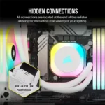 Corsair ICUE H150i Link 360mm AIO CPU Cooler - White - Image 6