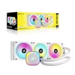 Corsair ICUE H150i Link 360mm AIO CPU Cooler - White - Image 7