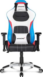 AKRacing Masters Series Premium Gaming Chair with High Backrest, Recliner, Swivel, Tilt, Rocker and Seat Height Adjustment Mechanisms - Tri | AK-PREMIUM-TRI