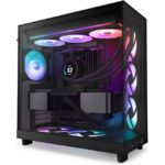 NZXT F360 RGB CORE 360mm RGB LED Fan Unit – Quiet & Efficient Cooling - Black | RF-U36HF-B1 - Image 9