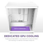 NZXT H7 (2024) Flow ATX Mid Tower Gaming Case - White (non-RGB) - Image 5