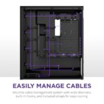 NZXT H7 (2024) Flow ATX Mid Tower Gaming Case - Black (non-RGB) - Image 8