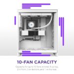 NZXT H7 (2024) Flow ATX Mid Tower Gaming Case - White (non-RGB) - Image 10