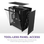 NZXT H7 (2024) Flow ATX Mid Tower Gaming Case - Black (non-RGB) - Image 11