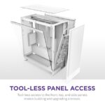NZXT H7 (2024) Flow ATX Mid Tower Gaming Case - White (non-RGB) - Image 12