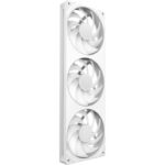 NZXT F360 RGB CORE 360mm RGB LED Fan Unit – Quiet & Efficient Cooling - White  | RF-U36HF-W1 - Image 6