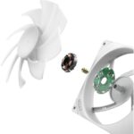 NZXT F360 RGB CORE 360mm RGB LED Fan Unit – Quiet & Efficient Cooling - Black | RF-U36HF-B1 - Image 7