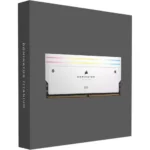 32GB DDR5 16x2 6400 MT/s CL32 - Corsair Dominator Titanium - White - Image 2
