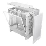 NZXT H5 Flow (2024) Mid-Tower PC Case -  White RGB - Image 4