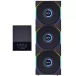 Lian Li UNI FAN TL120 LCD RGB Fan - Black (Triple Pack) | G99.12TLLCD3B.00 - Image 5