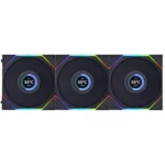 Lian Li UNI FAN TL120 LCD RGB Fan - Black (Triple Pack) | G99.12TLLCD3B.00