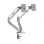 WJ Coolman Pro Spring Assisted DUAL Gaming Monitor Arm White | WJ-MMOUNT-PRO-2101-WH - Image 3