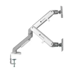 WJ Coolman Pro Spring Assisted DUAL Gaming Monitor Arm White | WJ-MMOUNT-PRO-2101-WH - Image 4