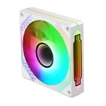 WJ Coolman Uni Fan ARGB Single Pack – 120mm - (Black/White) - Image 2