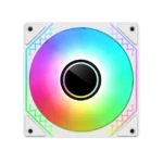 WJ Coolman Uni Fan ARGB Single Pack – 120mm - (Black/White) - Image 3