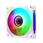 WJ Coolman Uni Fan ARGB Single Pack – 120mm - (Black/White) - Image 4