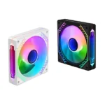 WJ Coolman Uni Fan ARGB Single Pack – 120mm - (Black/White)