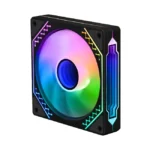 WJ Coolman Uni Fan ARGB Single Pack – 120mm - (Black/White) - Image 8