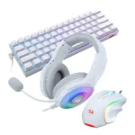 Full White Gaming Setup |  PC(i5-12th Gen / 4060 TI 8GB  /  Monitor / Desk / Chair / Keyboard / Mouse / Headset / Mousepad | [ Customizable ] - Image 5